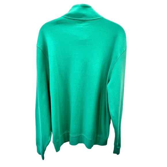 VINEYARD VINES SALTWATER PIMA COTTON MINT GREEN QUARTER ZIP PULLOVER - Picture 8 of 11